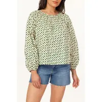 Scotch & Soda Long Sleeve Woven Top Vintage Stripe Taglia: XS | Magliette intime Outlet | Donna