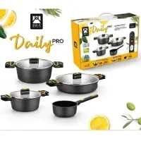 BRA Set Di Pentole Daily Pro 4 Unità