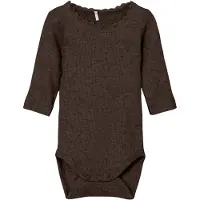Name it Tutina / body per bambino 'NBFKab' marrone scuro