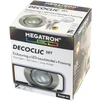MEGATRON Set di faretti LED da incasso 2800K dim eb - Retroilluminazione 1x1 ... 50W LED sostituibile MT75404