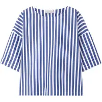 Rich & royal Cotton Stripe Blouse Midnight Blue Taglia: 38 | Magliette intime Outlet | Donna | Blu