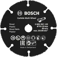 Bosch Accesorios Disco Da Taglio Multimateriale 76 Mm