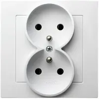 Ospel GP-2GZ/00, bianco, IP20, 16 A, 84 mm, 45 mm, 84 mm