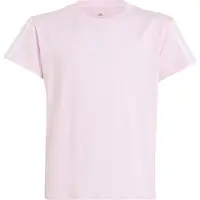 Adidas Girl's 3-Stripes Tee T-shirt Bambini (170, bianco)