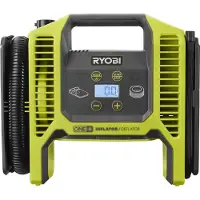Ryobi multi compressore a batteria R18MI, pompa d'aria, pneumatici auto, pompa a sfera, 10 bar alta e bassa pressione, 18V