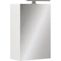 Vicco Mobile a specchio per il bagno Lavio Bianco 40 x 60 cm con illuminazione a LED, Model 55334