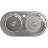 CATA Lavello Doppio 2604209 85x45 Cm