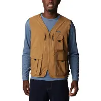 Columbia Silver Ridge Utility Vest Gilet softshell Uomo (M, marrone)