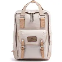Doughnut Macaroon Happy Camper 16 Zainetto bianco