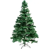 Mojawo Albero di Natale artificiale H180 cm incl. supporto verde