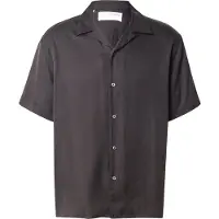 Selected Camicia A Maniche Corte Uomini Nero M
