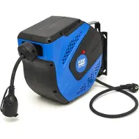 HBM 20 Metri Professionale 3x2,5mm² Bobina di alimentazione automatica / Avvolgicavo