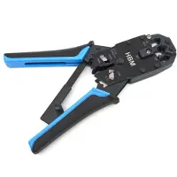 HBM Professionale Pinza per Crimpare per RJ45 e RJ11
