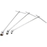 HBM Chiavi a T Extra Lunga con Giunto Cardanico 400 mm