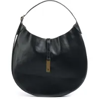 Ralph Lauren per donna. 428867518001 Borsa a tracolla Polo ID in pelle nera di grandi dimensioni (OSFA), Nero, Casual
