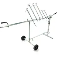 HBM Supporto spray mobile e girevole, supporto di levigatura