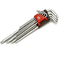 AOK Set di Chiavi Torx Brevi da 9 Pezzi Professionale