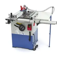 HBM Tavolo per sega circolare da 2200 Watt con tavolo a rulli