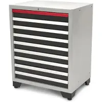 HBM Armadio portautensili professionale deluxe a 9 cassetti per l'arredamento di officine