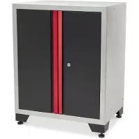 HBM Armadio portautensili professionale Deluxe con ante per arredamento da officina