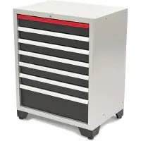 HBM Armadio portautensili professionale deluxe a 7 cassetti per l'arredamento di officine