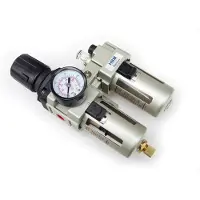 HBM Deumidificatore/Regolatore di pressione/Nebulizzatore d'olio con aspirazione da 1/4 di pollice