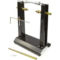 HBM Dispositivo di equilibratura pneumatici per moto Deluxe con gambe regolabili