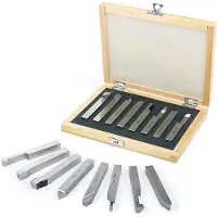 HBM 8 Set di scalpelli HSS da 8 pezzi