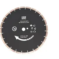 HBM Lama da 350 mm per sega murale Profi da 350 mm / sega per calcestruzzo raffreddata ad acqua - 2600 W