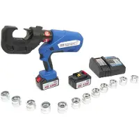 HBM Pinza crimpatrice elettrica idraulica 16-400mm2 - 120KN - 18V- 4.0Ah