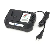 HBM Caricabatterie per il set 20V- 4.0Ah di tagliasiepi e decespugliatore