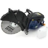 HBM Sega per calcestruzzo / sega a nastro / smerigliatrice a motore 93,6 cc con lama da 400 mm