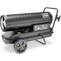 HBM Riscaldatore diesel mobile rotondo, 30000 Watt