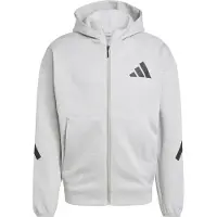 Adidas Giacca di felpa sportiva 'Z.N.E.' grigio sfumato / nero