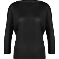 Stoic Women's MerinoChill MMXX. Göteborg 3/4 Crew Maglia merino Donna (M, nero)