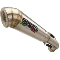 Gpr Exhaust Systems Sistema Di Linea Completa Omologato Powercone Evo High Level Triumph Trident 660 21-22 Euro 5 Cat