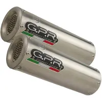 Gpr Exclusive Silenziatore Omologato Slip On M3 Natural Titanium Dual Monster 696 08-14