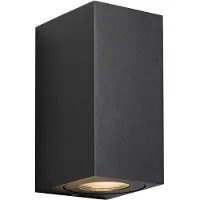 Nordlux Applique da esterno Canto Maxi Kubi 2 Seaside, nero GU10 17 cm