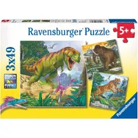 Ravensburger Puzzle Del Sovrano Primordiale 3 X 49 Pezzi