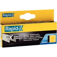 Rapid Graffette n. 13 8 mm in acciaio inossidabile, confezione da 2500 pezzi.