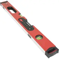Kapro Medid 98560 Livella a bolla d'aria con display digitale - 60 cm - magnetica - 3 fiale - con borsa di trasporto antiurto - antiscivolo - con tappi di chiusura antiurto