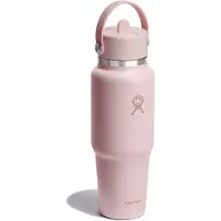 Hydroflask Wide Flex Straw Travel Bottle Borraccia (946 ml, fuchsia)