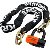 Kryptonite New York Chain 1210 + EV4 Lucchetto per bicicletta (100 cm, nero)