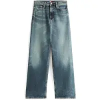 Tommy Hilfiger Claire High Rise Wide Leg Denim Dark Taglia: W34L32 | Pantaloni Outlet | Donna | Blu