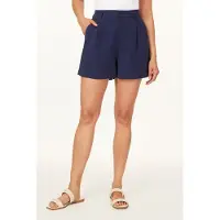 Scotch & Soda Tailored Pleat Shorts Maritime Blue Taglia: W24 | Pantaloncini Outlet | Donna | Blu