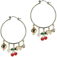 Otazu Dangling Charms Cherry Taglia: OS | Orecchini Outlet | Donna