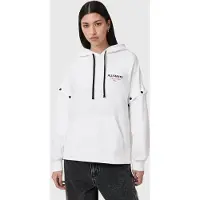 AllSaints Amore Amphie Hoody Optic White Taglia: M | Felpe con cappuccio Outlet | Donna | Bianco