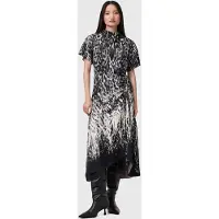 AllSaints Rosie Dress Harmony Black Taglia: 10 | Abiti Midi Outlet | Donna | Nero