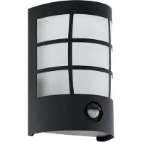 Eglo Applique da esterno con rilevatore di movimento Cerno Black LED 75314 11x14x15,5 cm