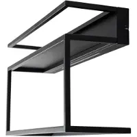 Luminex Applique a mensola, nero, acciaio, lunghezza 60 cm, 1 x LED